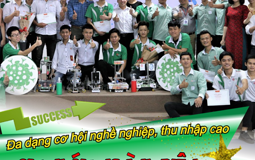 Đa dạng cơ hội nghề nghiệp, thu nhập cao cho SV nhóm ngành Điện - Điện tử & Tự động hóa